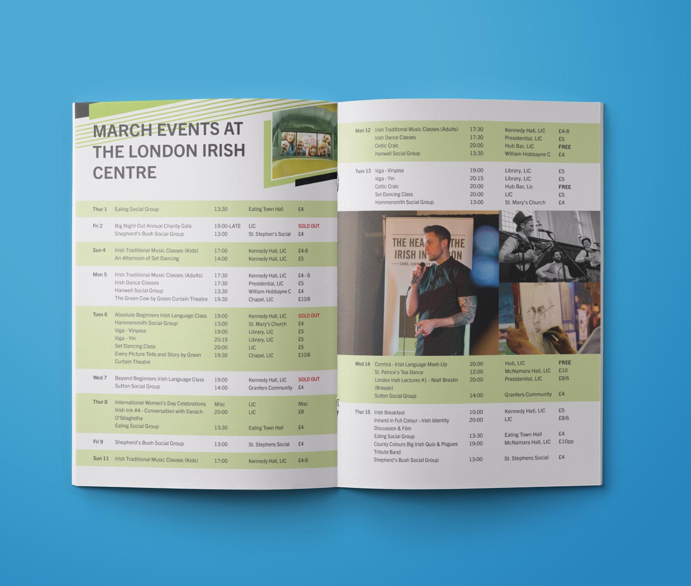 London Irish Centre charity event guide